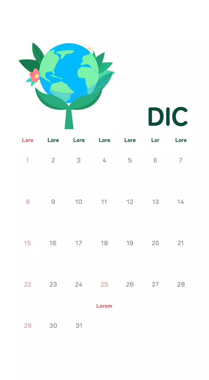 Celebrazione delle festività natalizie con illustrazioni colorate di persone e del pianeta.