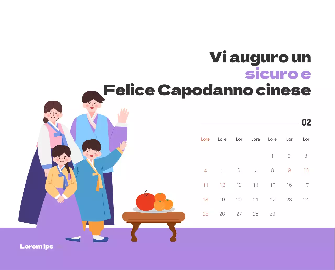Un ospedale festivo con illustrazioni a tema salute e famiglia e accenti colorati