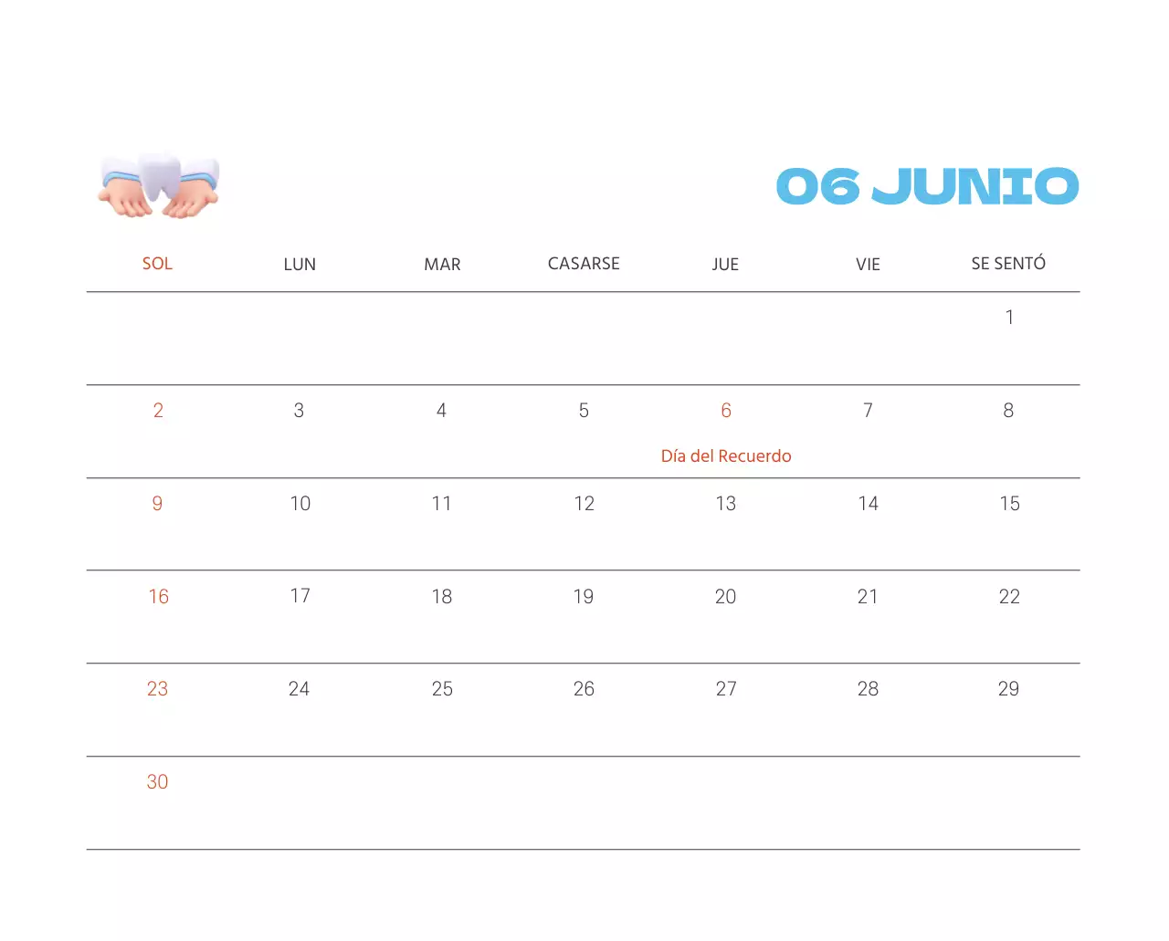 Un hospital festivo con ilustraciones de temática sanitaria y familiar y acentos de color