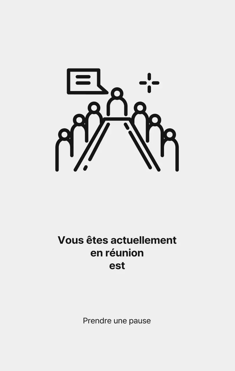 Un calendrier d'entreprise simple en gris