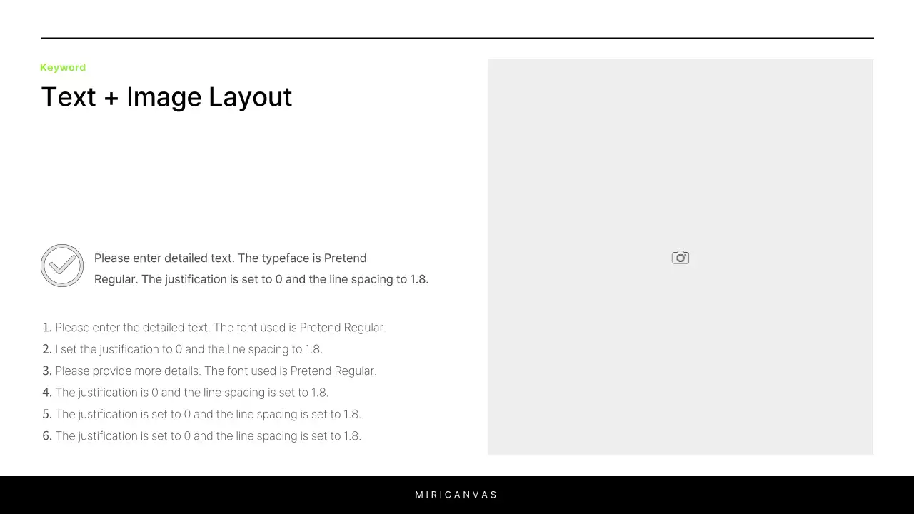 A simple white and chartreuse report to introduce your project