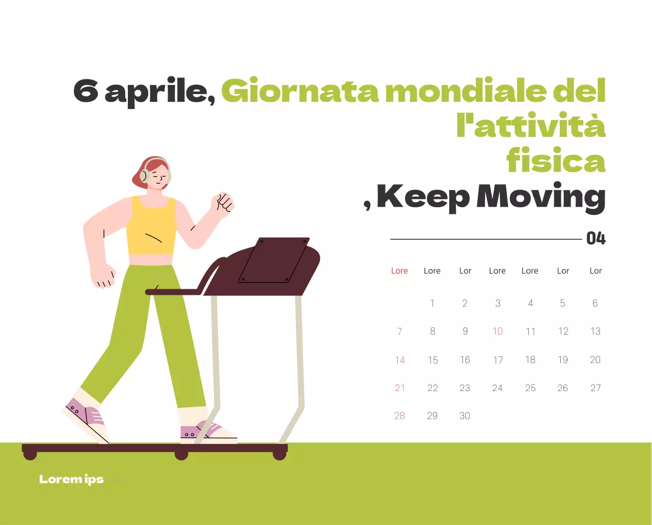 Un ospedale festivo con illustrazioni a tema salute e famiglia e accenti colorati