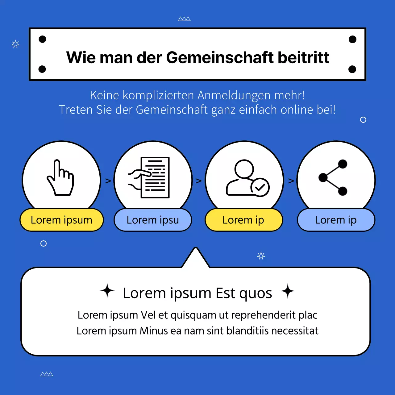 Blue's Simple Taste Sharing Community-Leitfaden