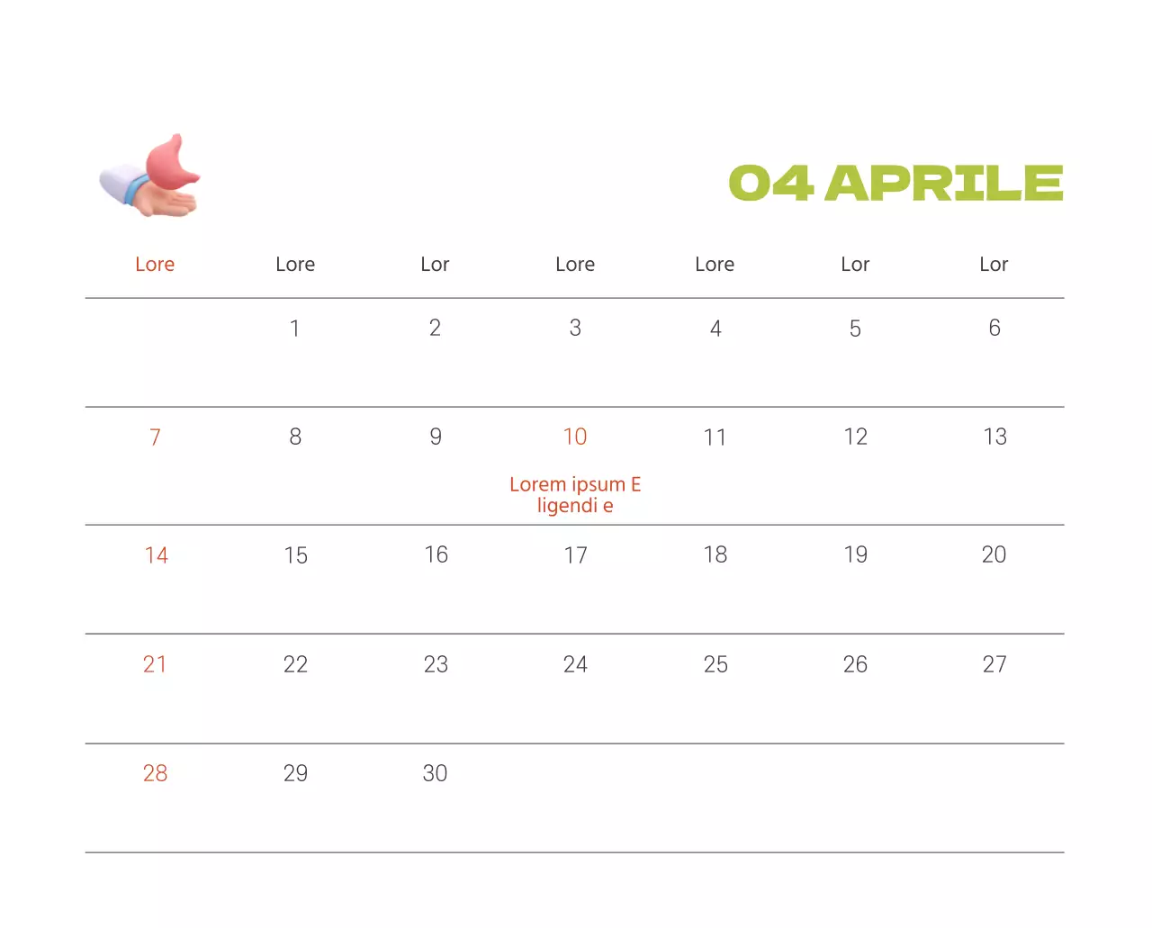 Un ospedale festivo con illustrazioni a tema salute e famiglia e accenti colorati