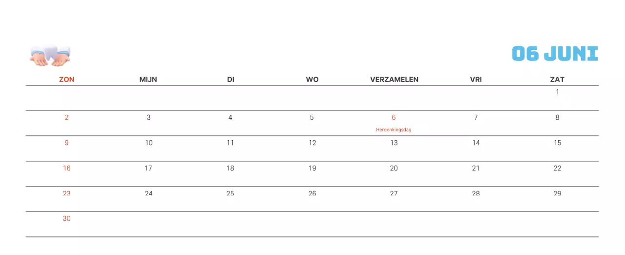 Een feestelijk ziekenhuis met illustraties met gezondheids- en gezinsthema's en kleurrijke accenten