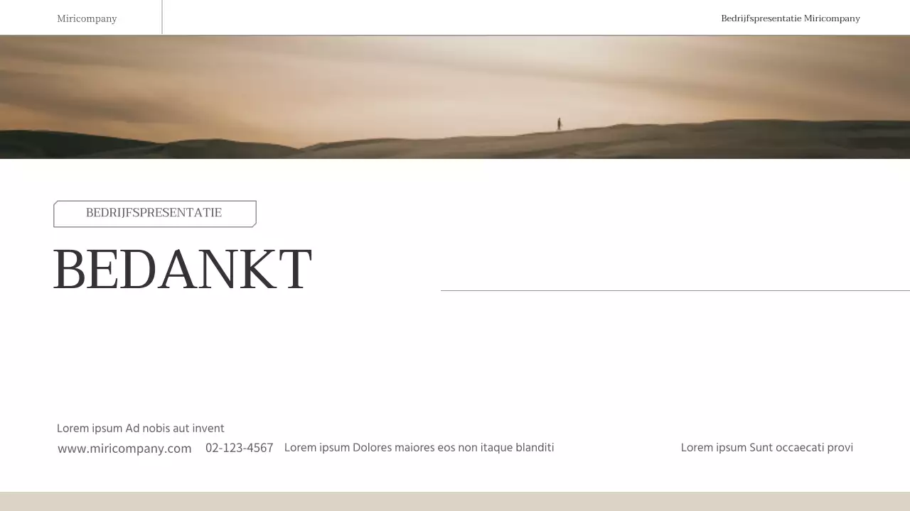 Een eenvoudig, emotioneel zakelijk rapport in bruin en wit