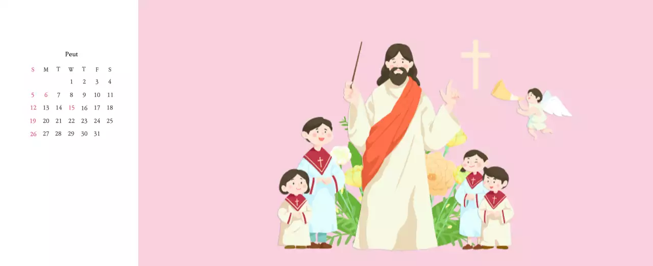 Des églises aux couleurs chaudes et des illustrations mignonnes