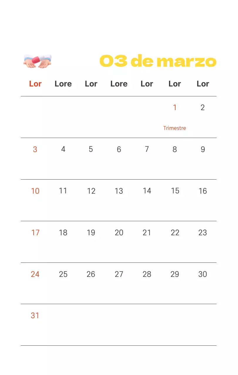 Un hospital festivo con ilustraciones de temática sanitaria y familiar y acentos de color