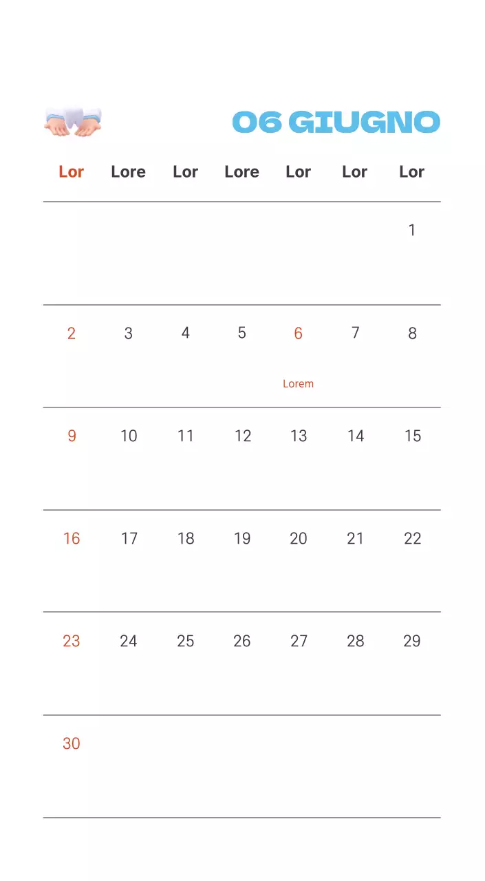 Un ospedale festivo con illustrazioni a tema salute e famiglia e accenti colorati