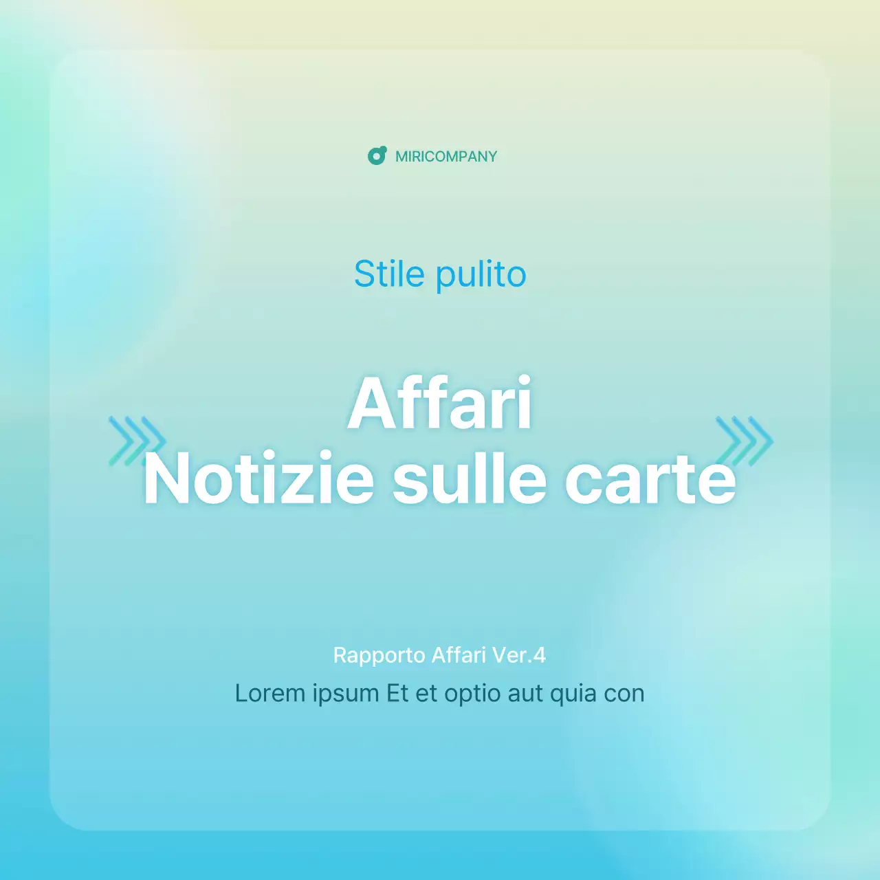Una semplice guida alla newsletter aziendale in azzurro e menta