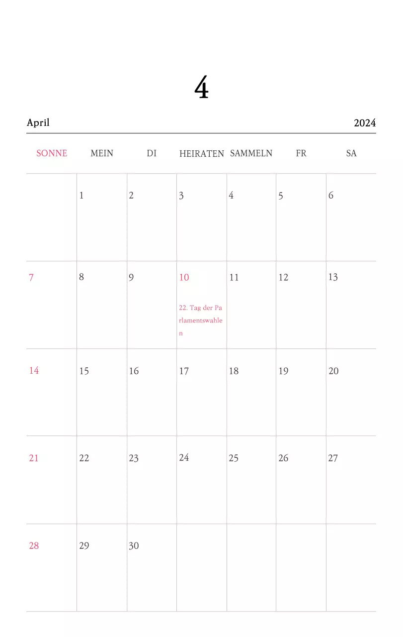 Kirchen mit niedlichen Illustrationen in warmen Farben