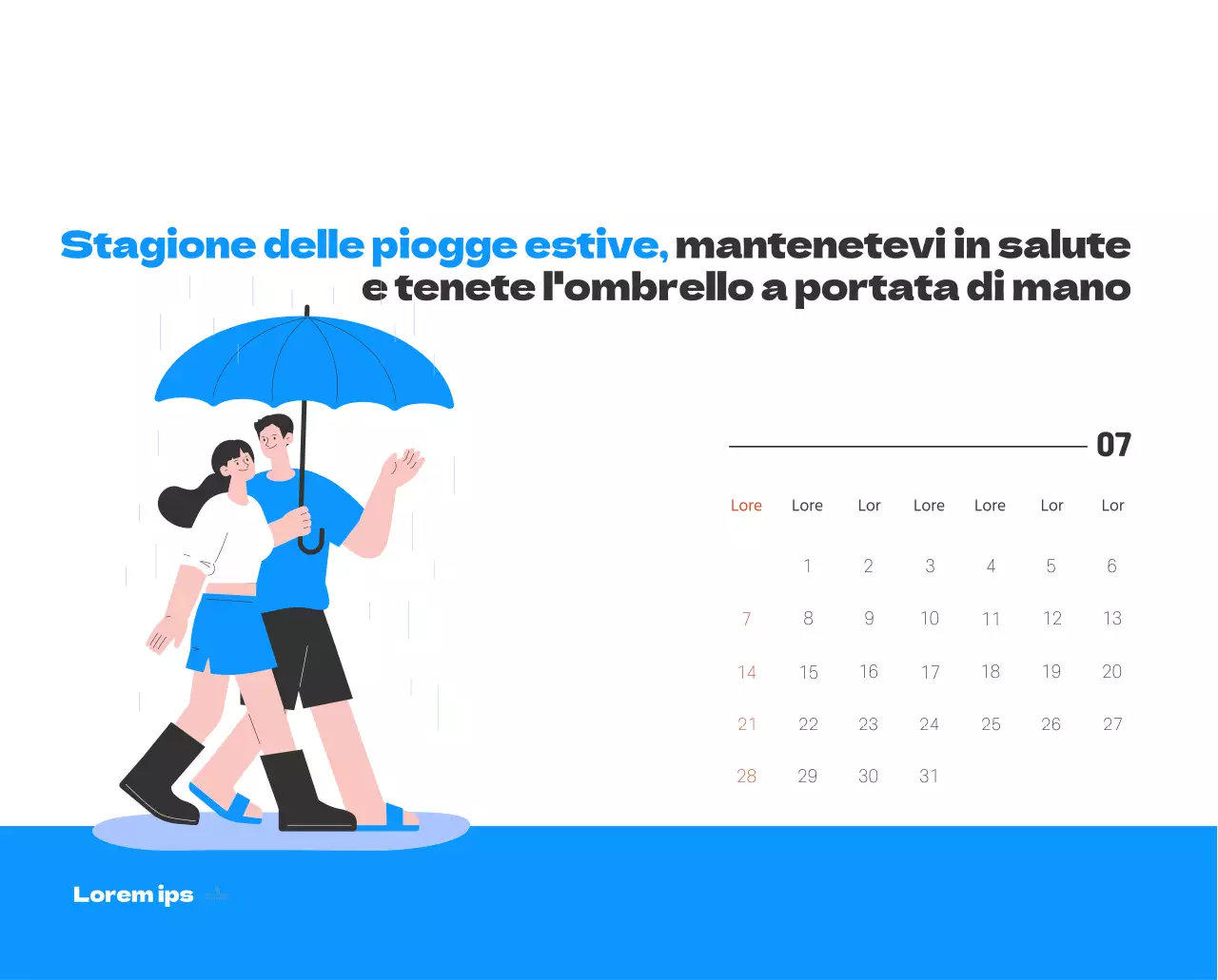 Un ospedale festivo con illustrazioni a tema salute e famiglia e accenti colorati