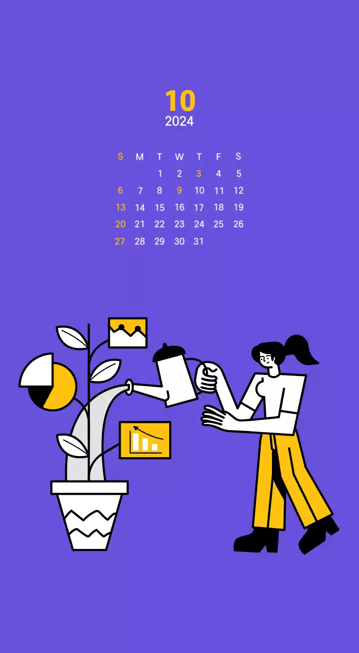 Illustration de lignes épurées sur fond violet