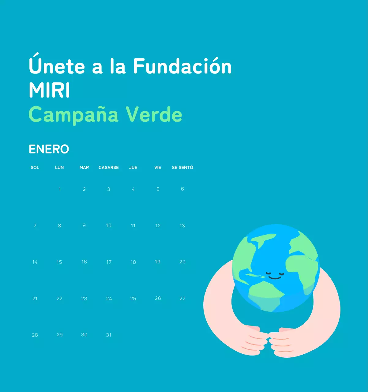 Celebra las fiestas navideñas con coloridas ilustraciones sobre las personas y el planeta.