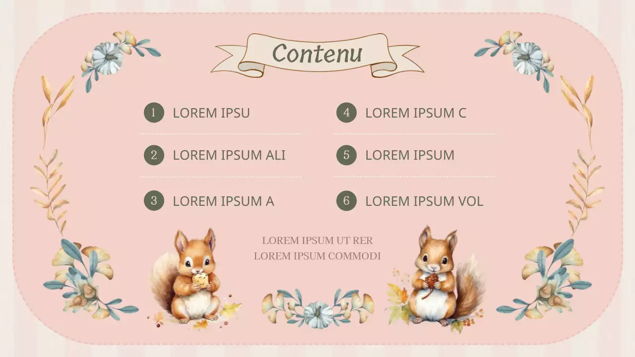 Planificateur de marché aux puces classique d'automne en rose et kaki