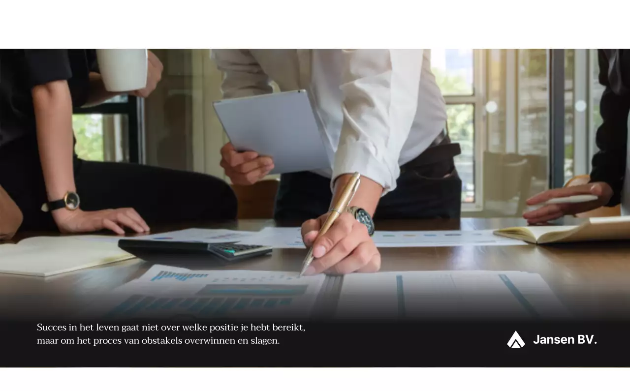 Een eenvoudige bedrijfskalender in grijs