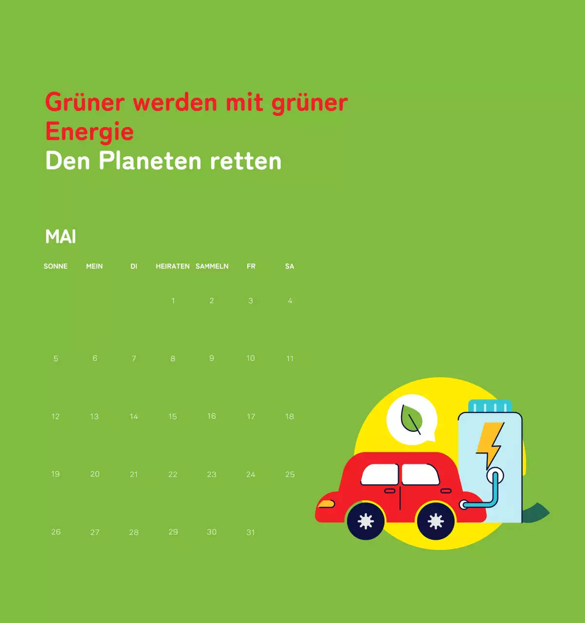 Mit farbenfrohen Illustrationen von Menschen und dem Planeten wird die Weihnachtszeit gefeiert.