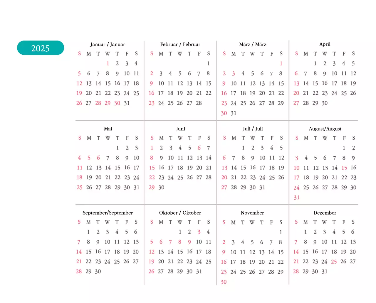 Kirchen mit niedlichen Illustrationen in warmen Farben