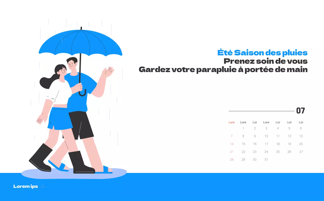 Un hôpital festif avec des illustrations sur le thème de la santé et de la famille et des accents colorés.