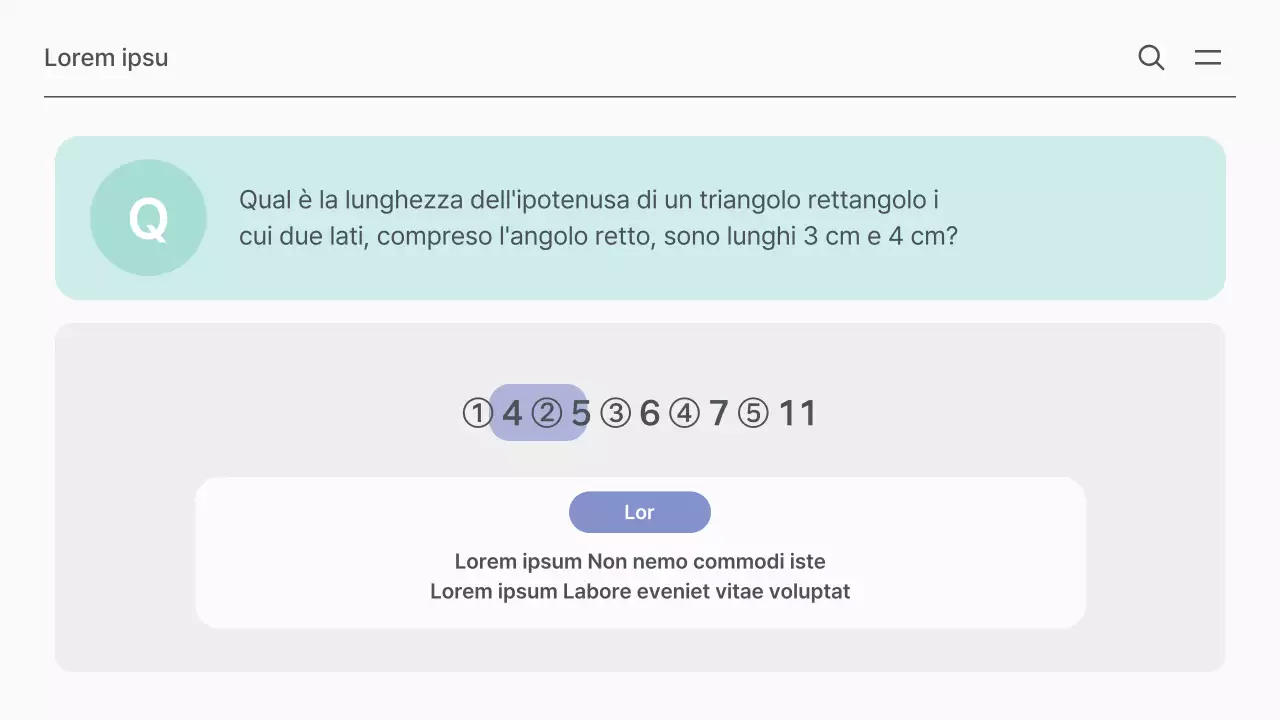 Risorse scolastiche di matematica semplice in bianco e menta