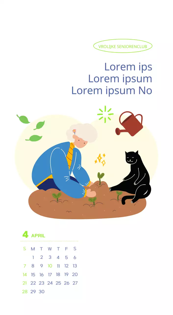 Werkkalender met prachtige illustraties