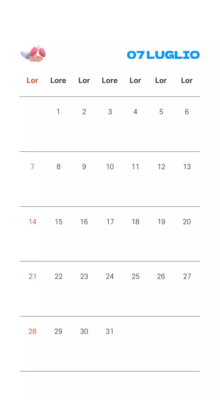 Un ospedale festivo con illustrazioni a tema salute e famiglia e accenti colorati