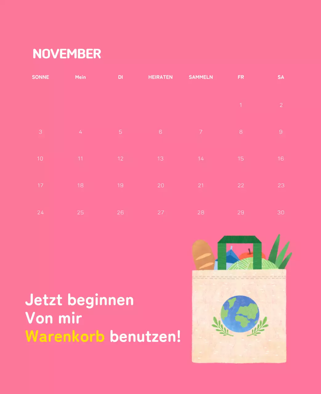 Eine soziale Stiftung, die die Weihnachtszeit mit farbenfrohen Illustrationen von Menschen und dem Planeten feiert.