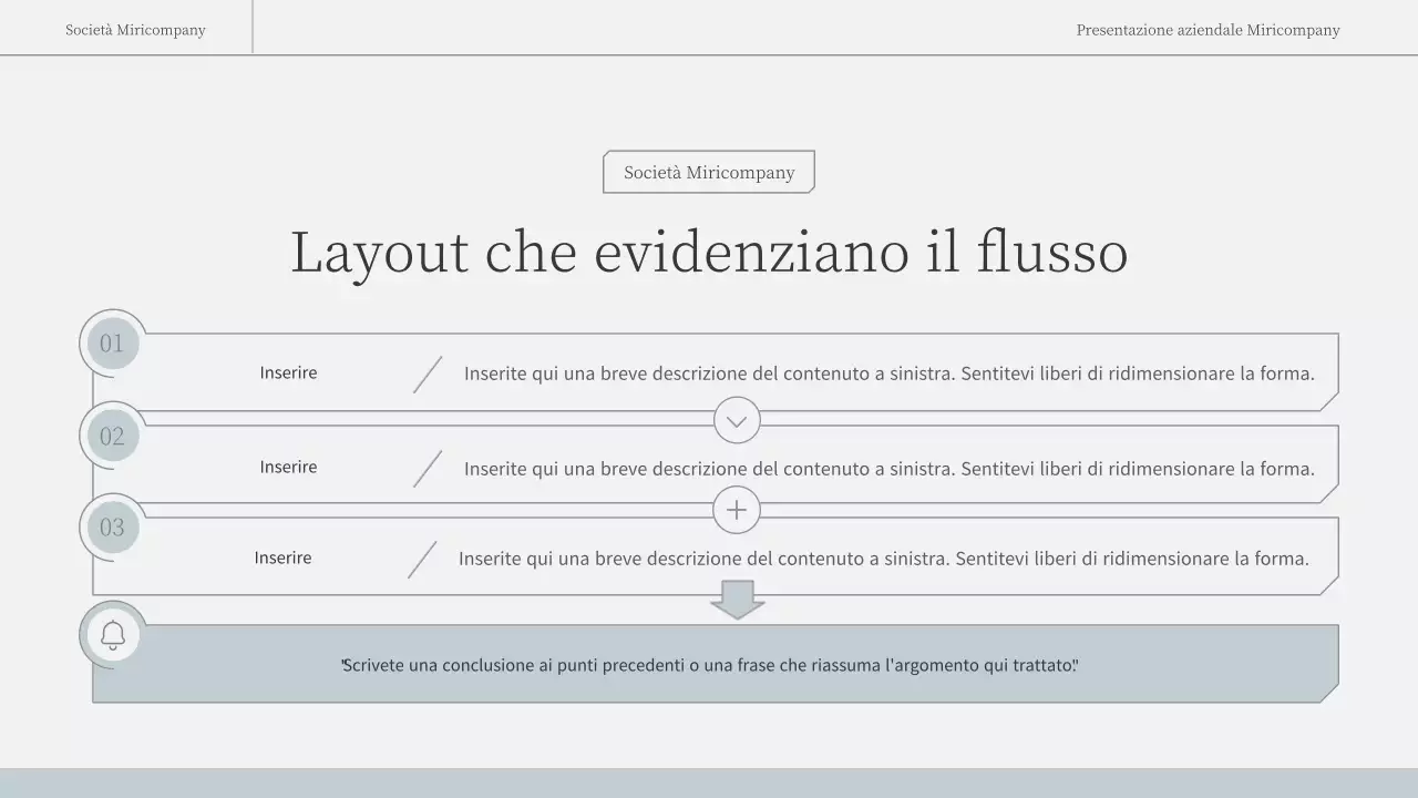 Una relazione d'affari semplice ed emozionale in azzurro e bianco
