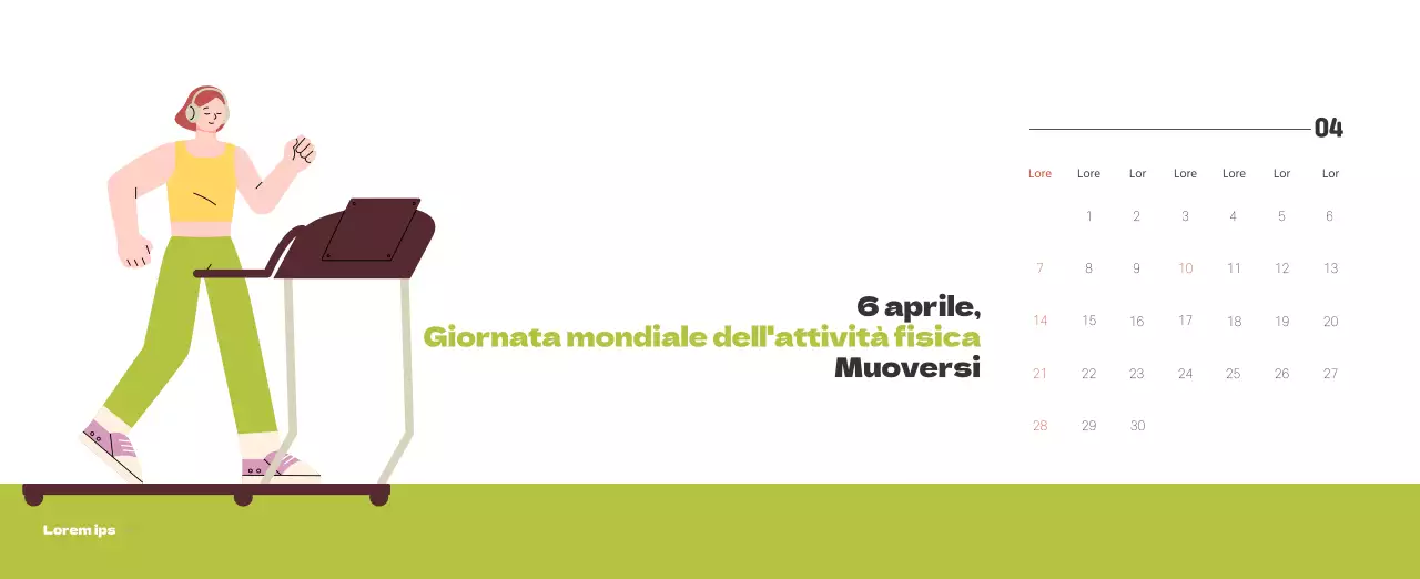 Un ospedale festivo con illustrazioni a tema salute e famiglia e accenti colorati