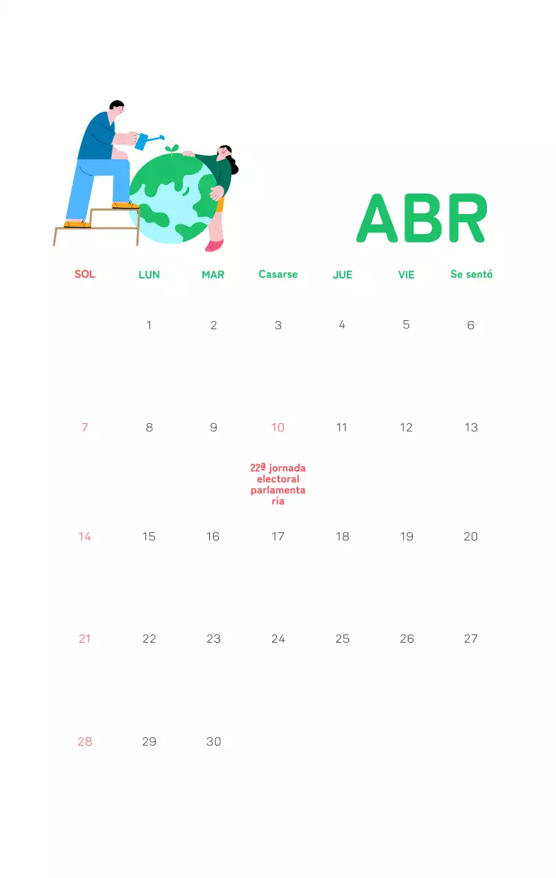 Celebra las fiestas navideñas con coloridas ilustraciones sobre las personas y el planeta.