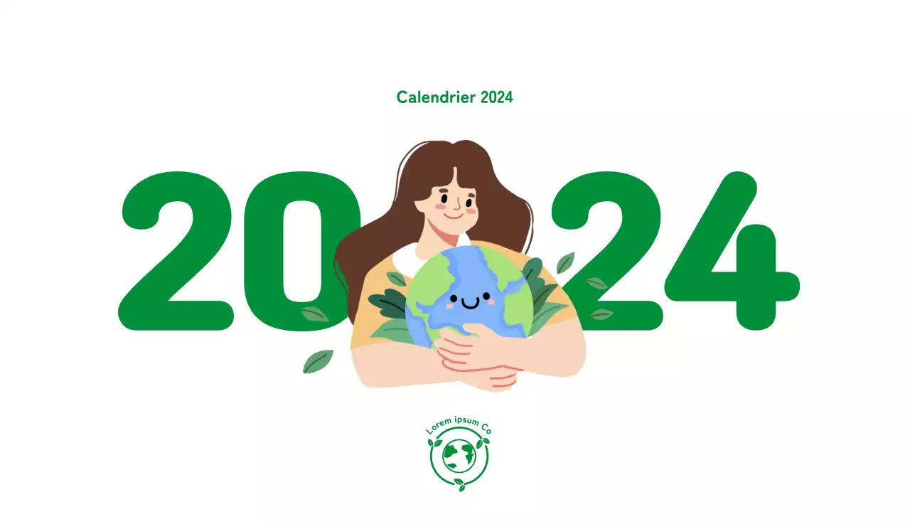 Célébration des fêtes de fin d'année avec des illustrations colorées de l'homme et de la planète.