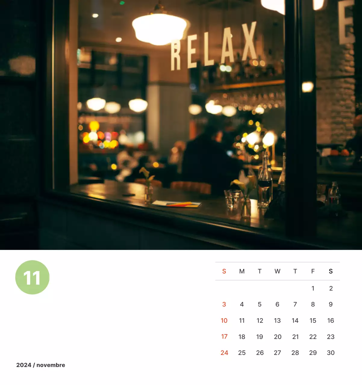 Calda fotografia di paesaggio con colori pastello