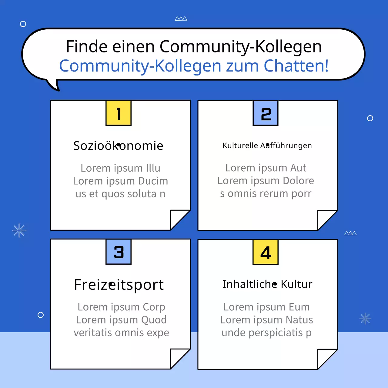 Blue's Simple Taste Sharing Community-Leitfaden