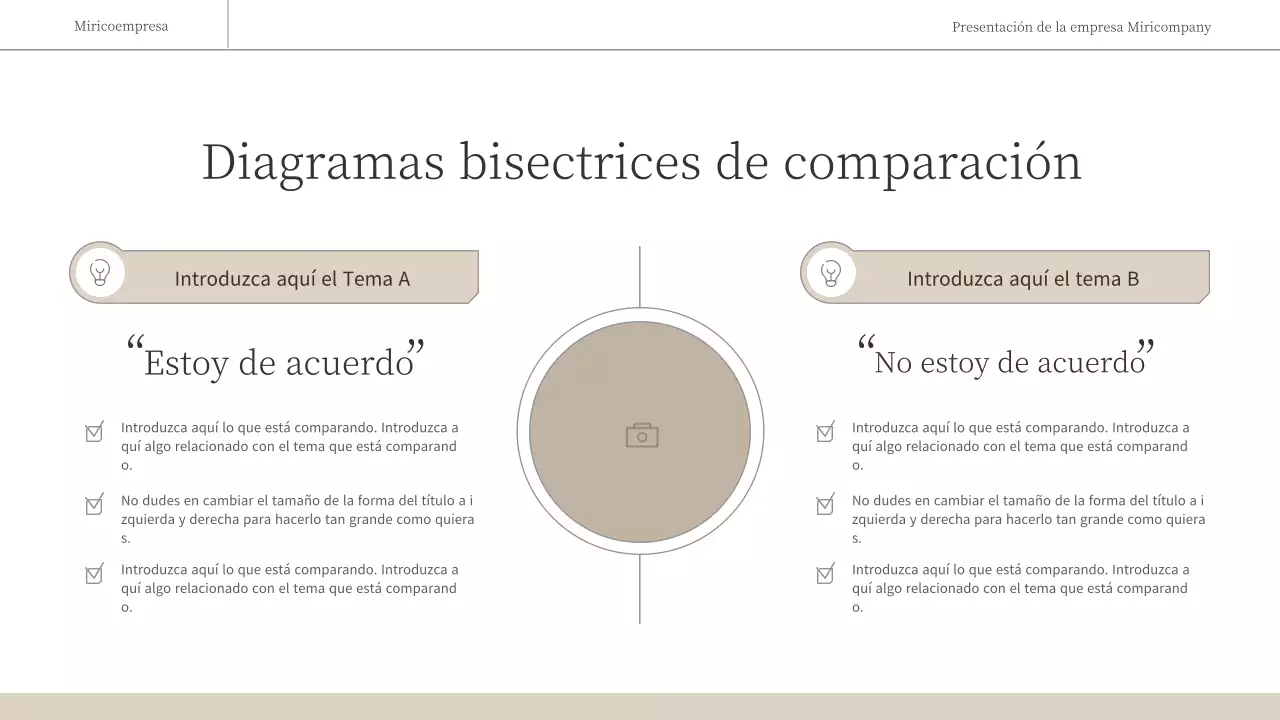 Un informe empresarial sencillo y emotivo en marrón y blanco