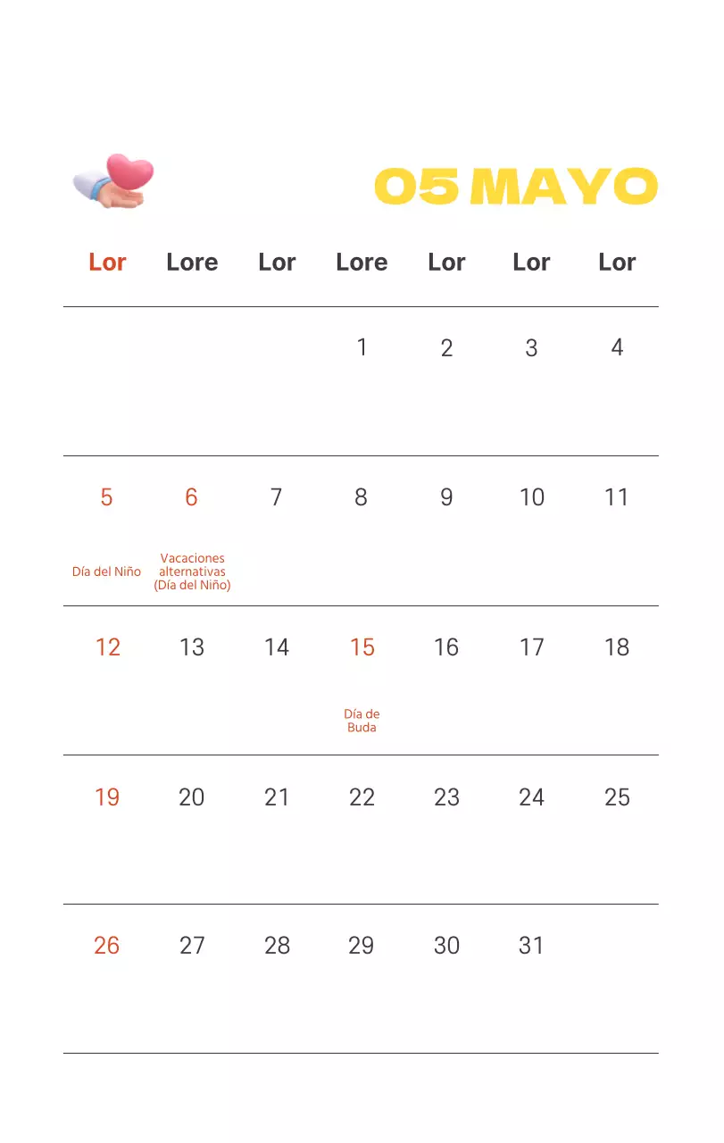 Un hospital festivo con ilustraciones de temática sanitaria y familiar y acentos de color