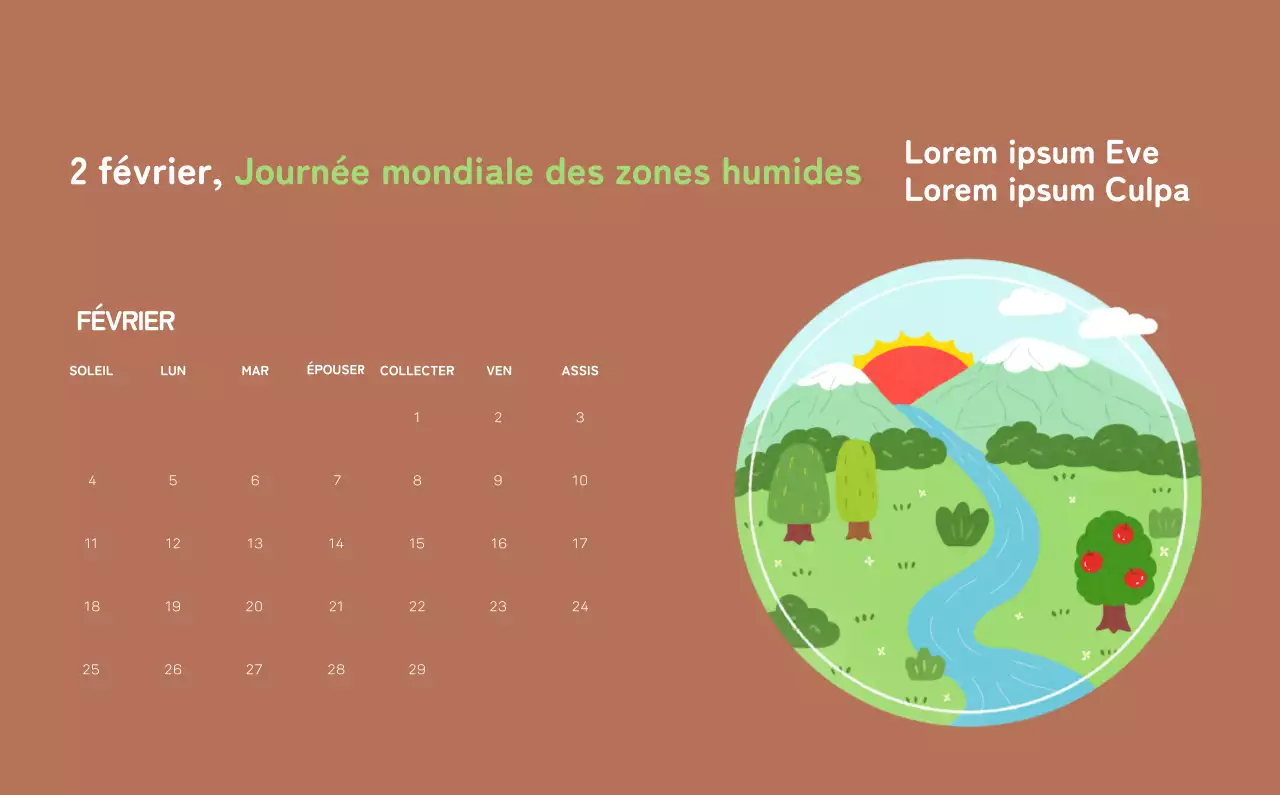 Célébration des fêtes de fin d'année avec des illustrations colorées de l'homme et de la planète.