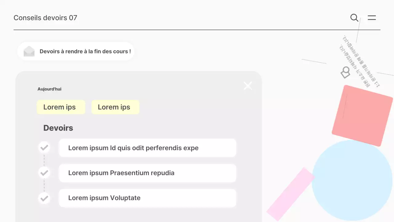Ressources scolaires simples pour les mathématiques en blanc et menthe