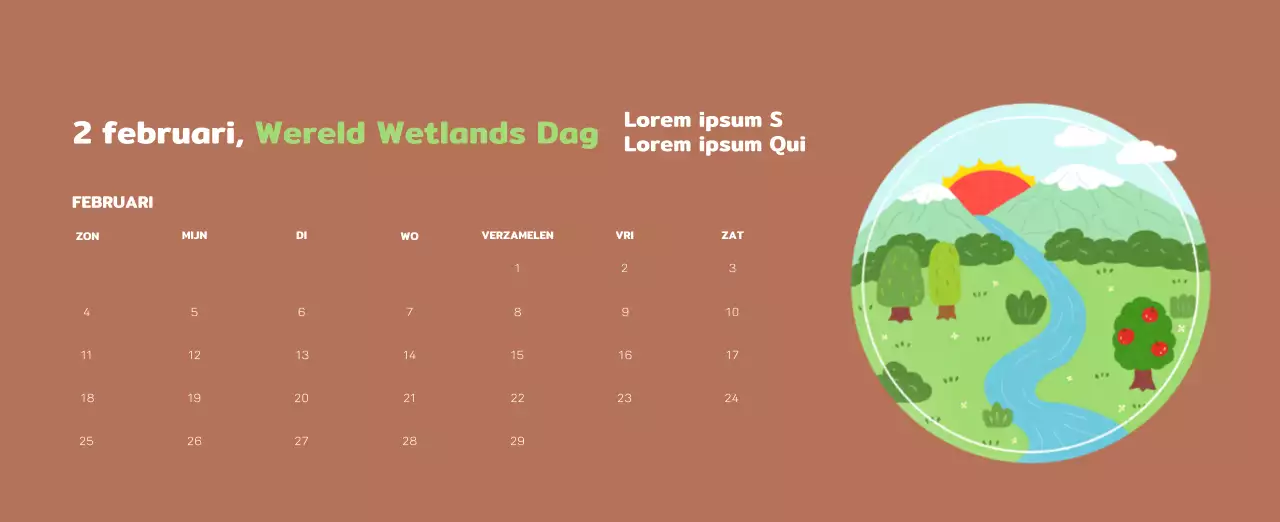 Vier de feestdagen met kleurrijke illustraties van mensen en de planeet.