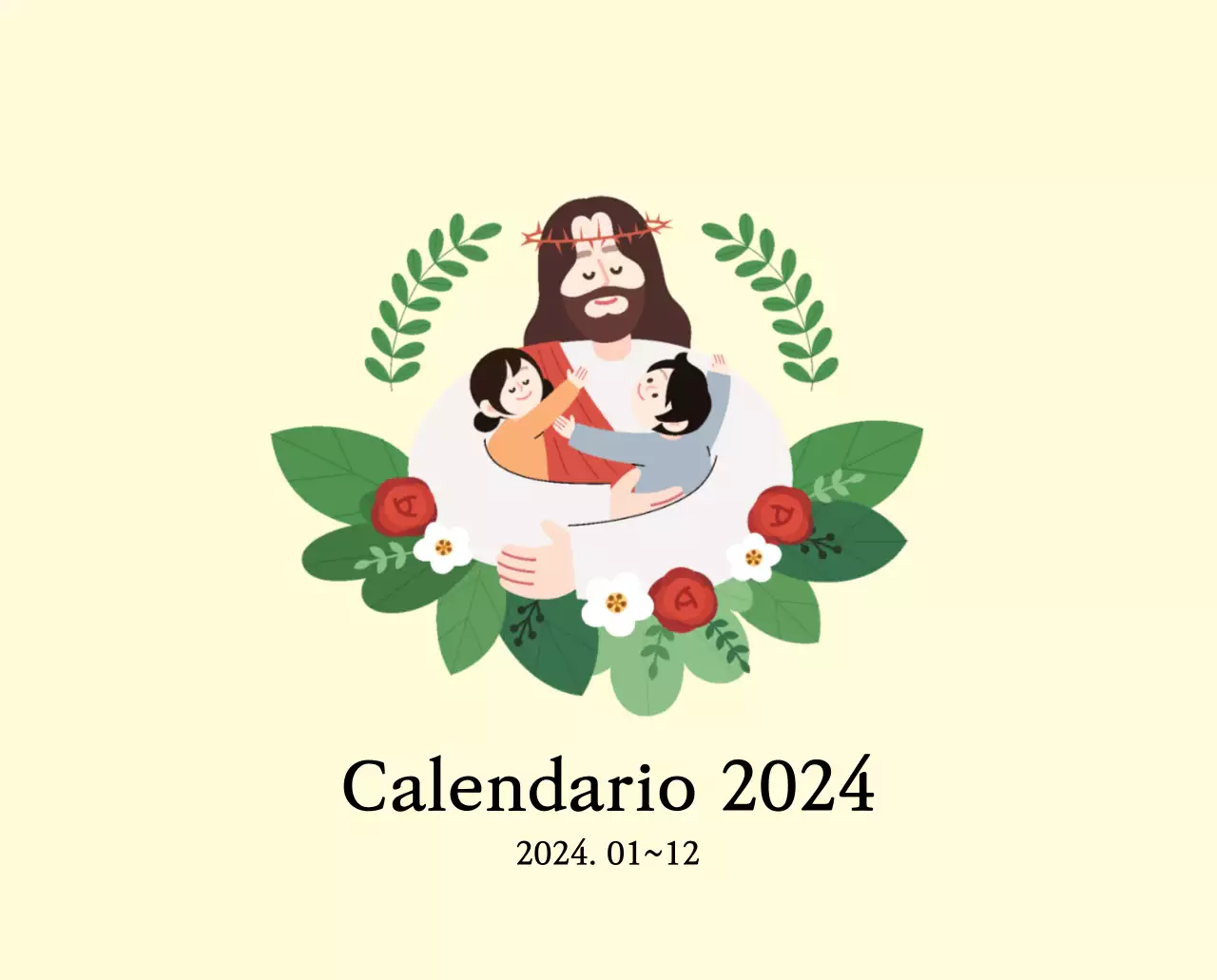 Chiese con simpatiche illustrazioni dai colori caldi