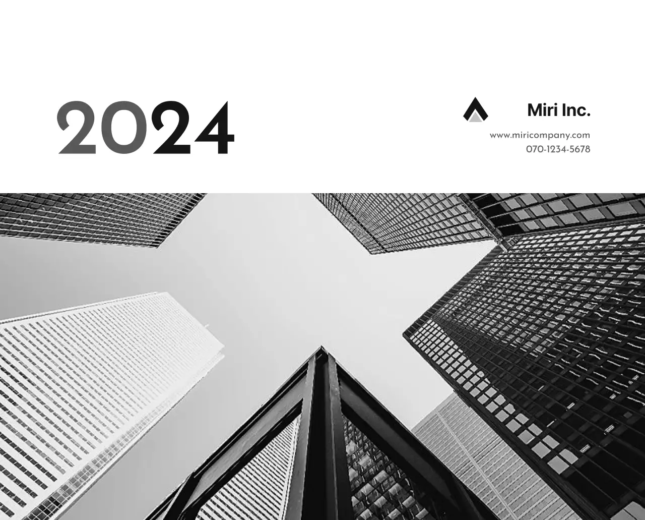 Un sencillo calendario corporativo en gris