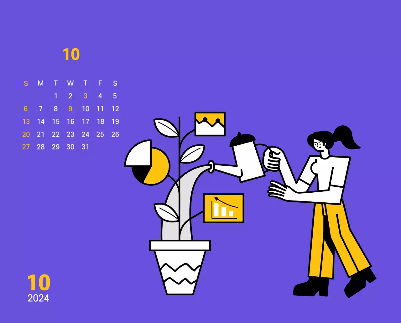 Zuivere lijnillustratie op paarse achtergrond