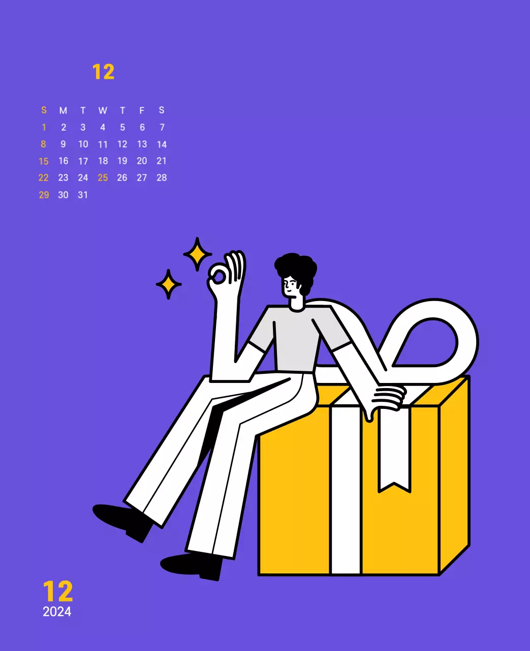 Illustrazione di linee pulite su sfondo viola