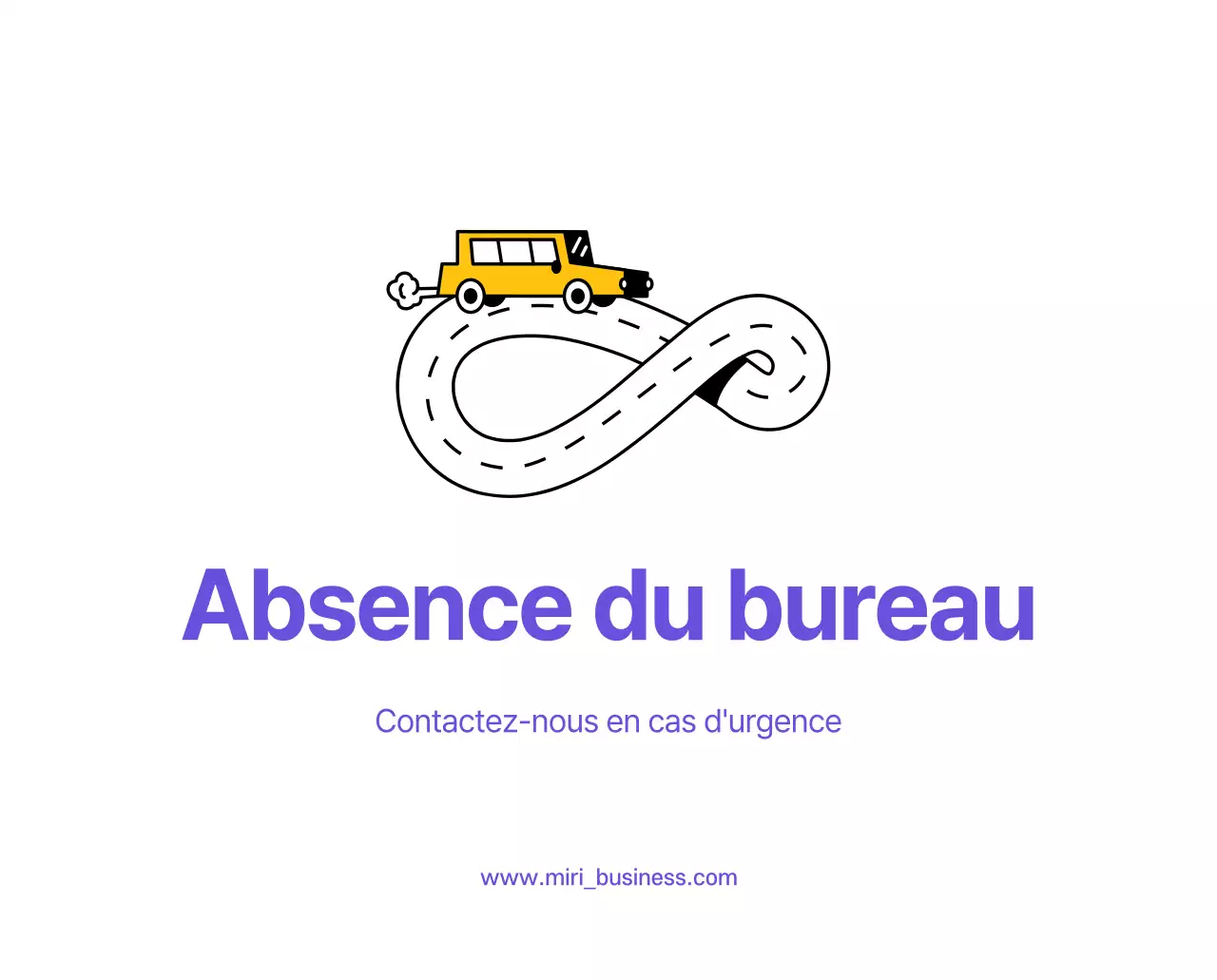 Illustration de lignes épurées sur fond violet