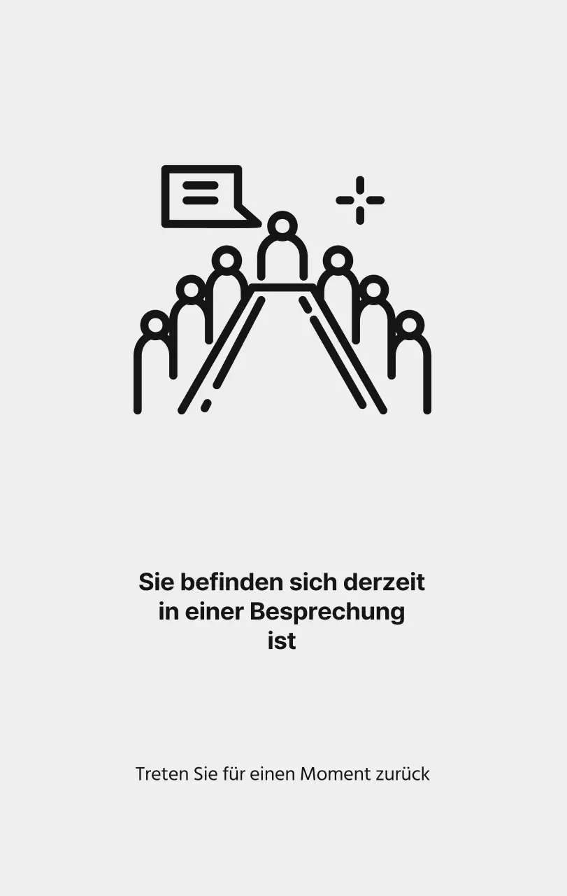 Ein einfacher Unternehmenskalender in Grau