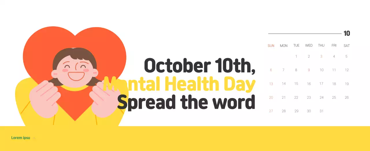 Holiday hospitals with cute illustrations and colorful accents related to health and family.