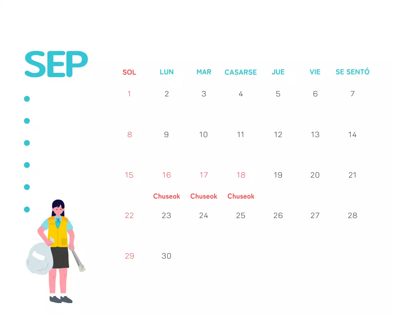 Celebra las fiestas navideñas con coloridas ilustraciones sobre las personas y el planeta.