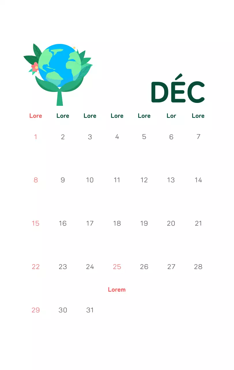 Célébration des fêtes de fin d'année avec des illustrations colorées de l'homme et de la planète.