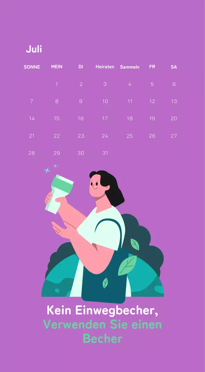 Mit farbenfrohen Illustrationen von Menschen und dem Planeten wird die Weihnachtszeit gefeiert.