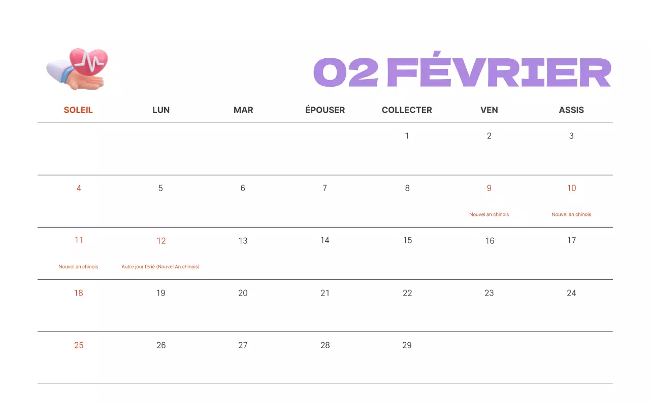 Un hôpital festif avec des illustrations sur le thème de la santé et de la famille et des accents colorés.