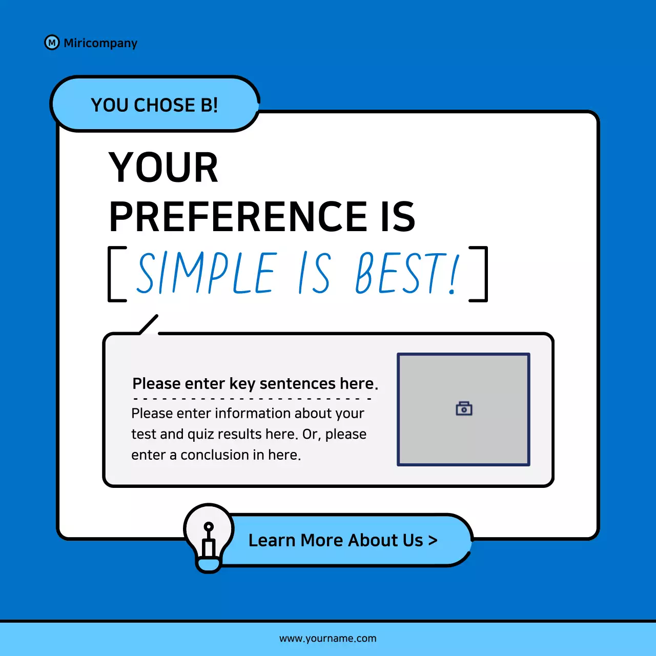 Blue Minimal Shopping Survey Instagram Carousel